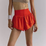 Free People Movement Carpe Diem Shorts Orange Size M Photo 0