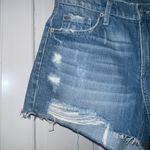 Pistola  Blue Distressed Jean Shorts Raw Edge Size 27 Photo 2