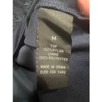 Iz Byer  Sleeveless Lace Blouse Navy Sz M NWT Photo 3