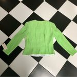 After Five NWT Vintage Lime Green Blazer Jacket Crystal Bejeweled Pistachio sz M Photo 8