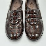 Sesto Meucci  Shoes Womens Size 6 Brown Faux Leather Slip On Loafers Flats Photo 2