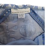 Robin Piccone women's Sadie Floral Sky Blue Bikini Bottom Large NEW $66 Photo 4