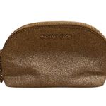 Michael Kors  Cosmetic Bag with Glitter Finish Silver Photo 0