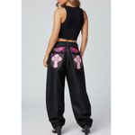 Jaded London  XL Colossus Super Baggy Jeans, Pink Sapphire, 26” Photo 4