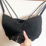 PINK - Victoria's Secret  Black Push Up Lace Hook Closure Bralette New Photo 1