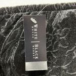 White House | Black Market NWT Black Off The Shoulder Velvet Burnout Dress Size XS Photo 4