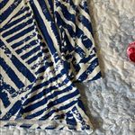 Peck & Peck  Blue and White Striped Top Photo 1