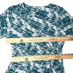 Soft Surroundings NWOT $130 Teal Joanna Surplice Maxi Wrap Dress Size M Photo 9