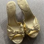 Coach  Gold heels Photo 0