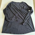 Gap  Maternity Long Sleeve Black Athletic Shirt Top Size M Photo 3