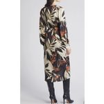 Sam Edelman  Protea Long Sleeve Satin Wrap Dress size 8 MSRP $138.00 Photo 2