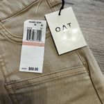 Oat New York NWT High Rise Skinny Ankle Multi Pocket Utility Jean Women Tan Size 28 Photo 4