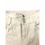 Cream Raw Hem Denim Shorts | Women’s 8 |‎ Country Chic Cowgirl Cutoffs Photo 4