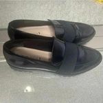 via spiga  Black Patent Leather Chunky Platform Slip on Loafers Size 9 Photo 2