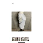 Athleta  Striped Muscle Tank Top Womens Size Small Gray White Ribbed Sleeveless Photo 4