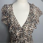 Free People Free‎ People Ruffle V-Neck Flutter Sleeve Tie Waist Dress L | Boho Feminine Photo 2