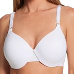 Warners This Is Not A Bra Underwire White NEW Size 40D Push Up Contour T Photo 0