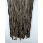 Chelsea and Violet  Olive Green Fringe Mini Dress Suede‎ Size M NWT Coastal Cowgirl Photo 3