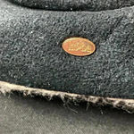 Kooba LOOBA WOMENS SIZE SMALL 5/6BLACK SLIPPER FAUX FUR LINING POM POM TIE Photo 6