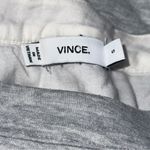 Vince  Women’s S Heather Grey Long Sleeve Twofer White Button Down Layered Top Photo 7