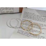 Boutique Beautiful Twist 14k Gold Plated Sterling Silver Hoop Earrings,‎ 4.2cm Photo 1