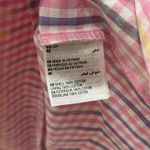 Charter Club Women S Cotton Preppy Party Plaid Midi Baby Shower Pink Blue Dress Photo 4