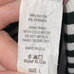 Red Lolly  Black & White Striped Maxi Dress Strappy Front Photo 4