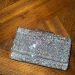 Edie Parker Star Glitter Clutch Silver Photo 4
