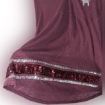 PINK - Victoria's Secret PINK Victoria’s Secret V Neck Long Sleeve BLING Tshirt Size Large Photo 4