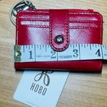 Hobo International HOBO Cherry Red Leather Card Wallet Photo 4