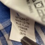 Old Navy  Women’s Plaid‎ Button Front Long Sleeve Tunic Blue Size SP Photo 3