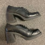 Vintage soho chunky platform block heels Black Size 6 Photo 4