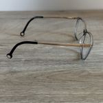Carolina Herrera  Eyeglass Cat Eye Frames Black Gold‎ Tone Metal Full Rim Optical Photo 4