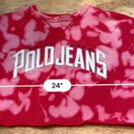 Ralph Lauren Polo by  Polo Jeans Co Women’s XL Over Sized Crop Tie Dye Sweatshirt Photo 6
