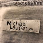 Michael Lauren  3/4 Sleeve Grey Washed Shirt Photo 5