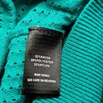 Torrid Pointelle NWT 00 M/L 10 Pullover Short Sleeve Sweater Fanfare Blue Teal Photo 8