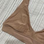 Aerie  Jacquard Longline V Scoop Bikini Top Photo 2