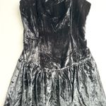 Anthropologie Maeve by  Velvet Black Mini Dress Size M Photo 4