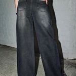 Black Bedazzled Denim Size XXS Photo 1