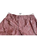 Abercrombie & Fitch The ‘90s Straight Ultra High Rise Vegan Leather Pants size 4 Photo 10