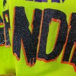 Halloween " You Can't Scare Me" Grandma Glitter Cotton Top Size XL Green Photo 4