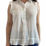 New York & Co. NWT White Work Blouse Photo 0