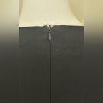 Laura Ashley Black Vintage 1990’S Long Sleeve Black Bow Wool Dress Pleated Sz 8 Photo 7