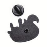 Cute Enamel White Cat Brooch Pin for Bags and Clothing Photo 3