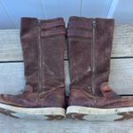 Timberland  Lakeville Brown Distressed Leather Suede Knee High Boots US 8 Photo 4