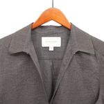 Brochu Walker Collared Top Blouse Shirt Cotton Popover Long Sleeve Gray S Photo 1