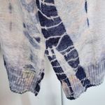 Maronie Dyed and Distressed Oversized Top Size Medium Blue Photo 4