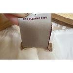 Forever 21  Cream Floral Brocade Button Front Coat Dressy Blazer Women’s L Photo 7