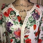 Chelsea and Violet White, Red & Purple Floral Print & Lace Short Romper Size Small Photo 2