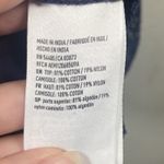 American Eagle  Lace Dress Womens Size Medium Bell Sleeve Cami Midi Blue Crochet Photo 5